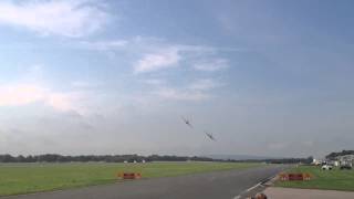 Supermarine Spitfire low pass with a P51 mustang  original sound  WWII [upl. by Seluj]