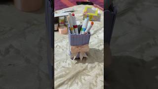 Pen holder  desk decor  DIY  short video [upl. by Notlef]