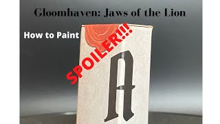 Episode 8 How to Paint Hidden Box quotAquot from Gloomhaven Jaws of the Lion [upl. by Anirahs]