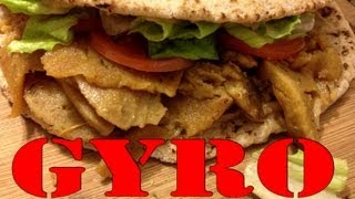 Vegan Gyro Recipe  How to make seitan [upl. by Uticas809]