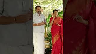 PREWEDDING CELEBRATION of their son KALIDAS JAYARAM with TARINI KALINGARAYARJayaram  Parvathy [upl. by Ninazan]