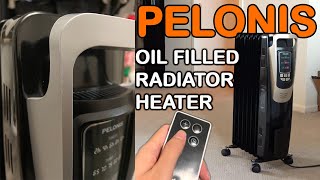 PELONIS Oil Filled Radiator Heater Review [upl. by Ilse]