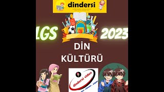 LGS 2023 DİN KÜLTÜRÜ SORU VE CEVAPLARI [upl. by Anailil605]