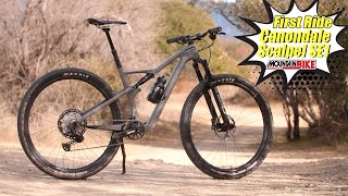 First Ride Cannondale Scalpel SE 1  Mountain Bike Action Magazine [upl. by Hamner]