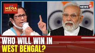 BJP to win 25 seats TMC to get 17 among 42 Seats in West Bengal predicts Opinion Poll  News18 [upl. by Kelda584]