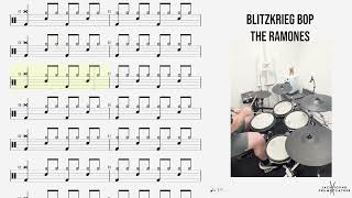 🥁 Blitzkrieg Bop  The Ramones  DRUMS ONLY [upl. by Parthenia893]