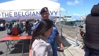 PART 1  NAVY DAYS  The Belgian Navy THE MARINEBASIS AT ZEEBRUGGE BELGIUM [upl. by Kcitrap]