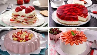 4 Recetas de Postres con Fresas de Kiwilimón [upl. by Ainirtak220]