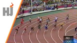 2004 Athènes  le 4x100m américain battu par les britanniques [upl. by Inasah746]