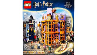 LEGO Harry Potter Diagon Alley Weasleys Wizard Wheezes 76422 Review [upl. by Alphonso]