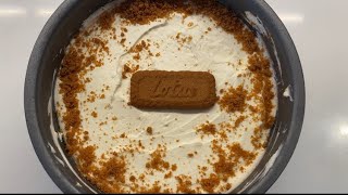 No Bake Biscoff Cheesecake [upl. by Idoj119]