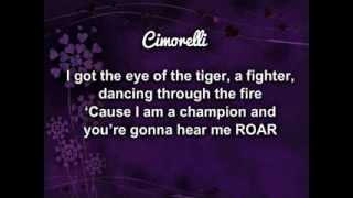 Roar Cimorelli Version lyrics [upl. by Edrock]