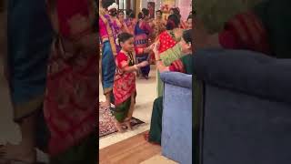 परी मंगळागौर फुगडी  Pari  Mazi Tuzi Reshim Gath  Myra  Shorts [upl. by Abisia184]