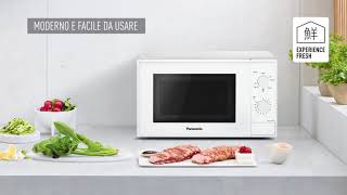 Forno Microonde con Grill Panasonic NNK10JW Cibo fresco salutare e veloce [upl. by Finah]