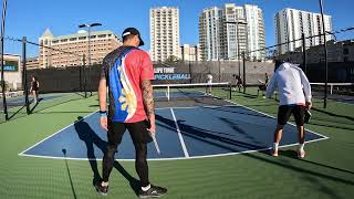 Lifetime Fall Pickleball Tournament Tampa Florida 35 to 4 DannyClark Vs Vitz EspinaBlake Pow [upl. by Scrogan]