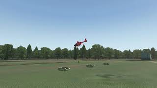 Playing with Xmas tree  Rotorsim EC135 V5  HSL plugin  XPlane 1152 [upl. by Suoicserp]