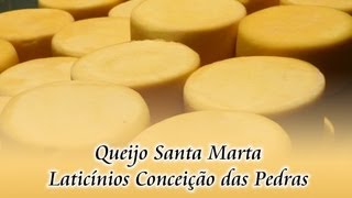 Laticínios Conceição das Pedras  Queijo Santa Marta MG  246quot [upl. by Yetsirhc]