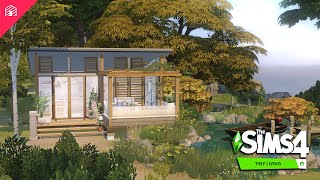 Lakeside Mini Home  The Sims 4 Tiny Living [upl. by Uird387]