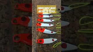 Fabricando meus Metais de Pescafishing pescacommicrojig fish pescaria pescacommicrojig [upl. by Ayahsal]