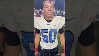 Lane Patterson interview interview shortsvideo shorts sports football highschoolfootballlive [upl. by Eecram201]