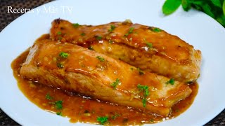 Salmón en Salsa Receta Súper Fácil y Deliciosa [upl. by Jorry]