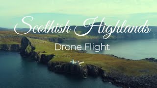 Drone flight over the scottish Highlands  4K HDR [upl. by Zemaj40]