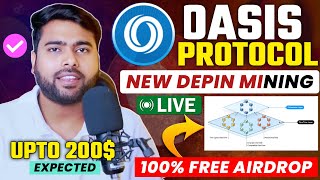 🚀🤑 Oasis Protocol New Depin Mining Full Guide  Oasis Airdrop  Solana Depin Mining Project 😎 [upl. by Enrichetta]