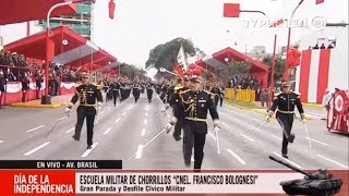 Participación de la EMCH quotCFBquot y el Agrupamiento Ejército en el Desfile Patrio 2018 [upl. by Betteanne979]