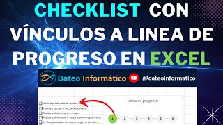 Checklist Interactiva con enlaces a lineas de progreso en Excel [upl. by Joyce865]