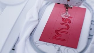 BERNINA Embroidery Software 8 Puffy Lettering [upl. by Eislehc764]