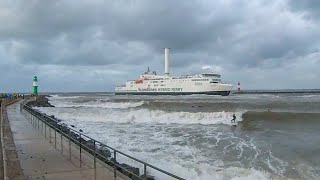 Sommersturm an der Ostsee in Warnemünde  August 2023 [upl. by Buzz765]