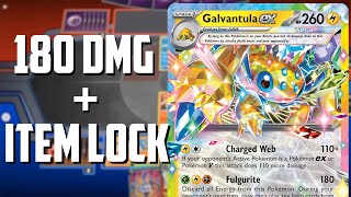 UPGRADE the FREE Galvantula ex deck from the Pokemon TCG Live Battle Pass [upl. by Hteb]