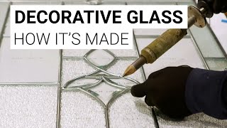 How Decorative Glass for Front Doors and Windows is Made [upl. by Bloom]