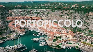 Baia di Sistiana Portopiccolo  Friuli Venezia Giulia Italy Drone 4K Video [upl. by Bendite]