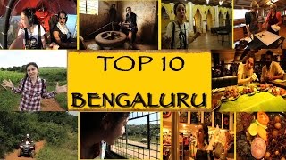 TOP 10 Things To SeeDo  Bengaluru [upl. by Morgen]