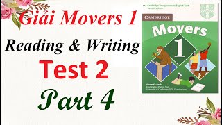 Movers 1 Test 2 Part 4 Ms Diễm English [upl. by Llenrad96]