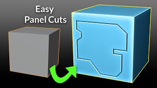 Easy Panel Cuts  Blender Secrets [upl. by Jacobine]