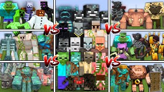 ALL MOBS vs ALL MUTANT MODS in Minecraft Mob Battle [upl. by Gustavo]