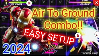 MVC2 Ironman  Fast grounding ATG Midscreen  2 reps setup on all characters by supermanPH [upl. by Nirrep]