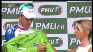 Stage 3  Peter Sagan on the podiumgreen jersey TdF 2012 [upl. by Argile]