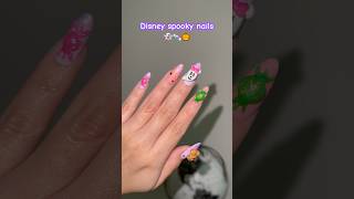 Doing Halloween Disney 3D Nails pressonails shorts viralvideo [upl. by Assylla]