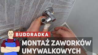 Montaż zaworu do umywalki pralki lub WC Pakuły nić czy taśma teflonowa [upl. by Golliner]