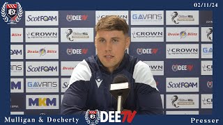 Josh Mulligan amp Tony Docherty  Presser  Now Available on DeeTV [upl. by Nillad]