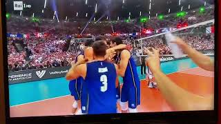 Mondiale volley maschile 11092022 Italia Polonia [upl. by Dodie399]