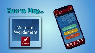 How to Play Wordament Quickplay  Microsoft Casual Games [upl. by Tempa]