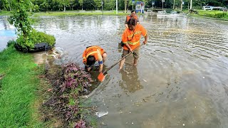 Unclogged amp Un flooded Transforming Streets by Fixing Drain Clogs [upl. by Anahgem]