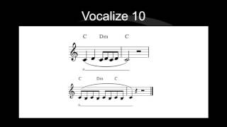 VOCALIZE 10 EXERCÍCIOS DE CANTO E TÉCNICA VOCAL [upl. by Diver532]