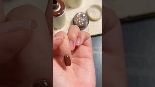 brown nail designnail manicure fairy must have gentle manicureSuper beautiful manicurenailtopia [upl. by Ziagos]