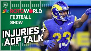 Kyren Williams injured  Warren Harrison Jr ADP Debates  Rotoworld Football Show FULL SHOW [upl. by Mita22]