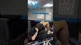 How to perform a banded glute bridge glutes [upl. by Collbaith]